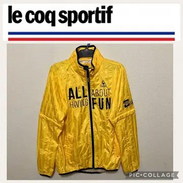 르꼬끄 골프 후드 부착 윈드브레이커 블루종