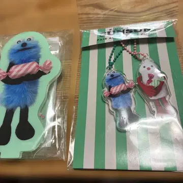 퍼펫 순순 캔디 스토어 마그넷 스탠드, 페어 아크릴 키링