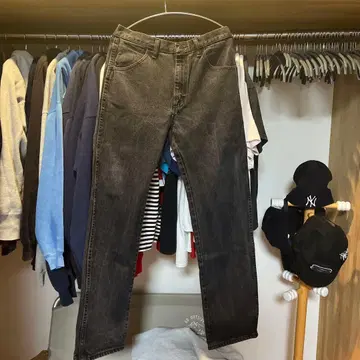 RUSTLER 블랙 데님