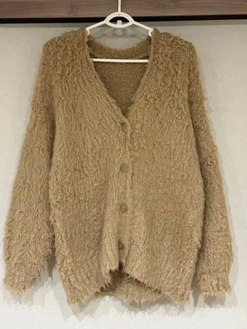 marryme SHAGGY KNIT 가디건