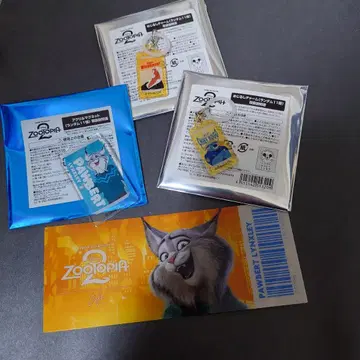 주토피아 2 오마이카페 파우버트 메지루시 참 클리어 카드