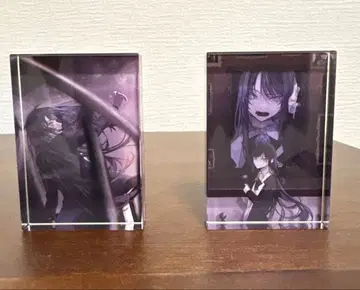 Ado 심장 아크릴 블록 마즈 희극