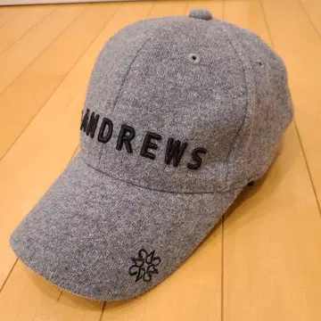 St.ANDREWS 울 캡 그레이