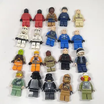 레고 스타 워즈 미니 피규어 정품 부품 오리지널 재조합 20체