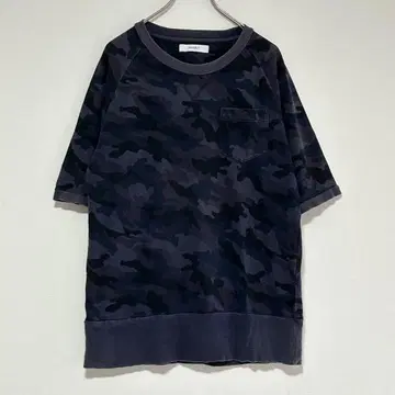 n0747 [인헤릿] 맨투맨 카모플라주 크루넥 스트레치