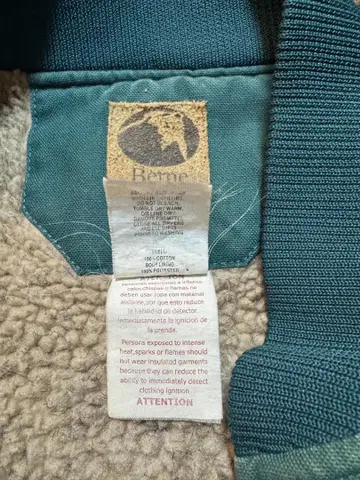 BERNE 보아 베스트 보아 안감 워크 베스트 남성용 M