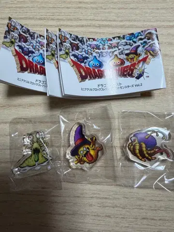 드래곤 퀘스트 미니 아크릴 블록 컬렉션 도트 몬스터즈