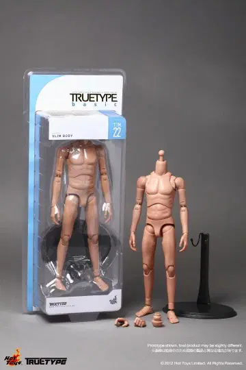 핫토이즈 HOTTOYS 백인 남성 슬림 바디