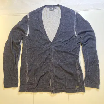 AX 아르마니 익스체인지 다크 그레이 가디건