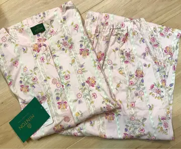 택 포함 새상품 [와코루] MINTON 여성 파자마 긴팔 L 사이즈