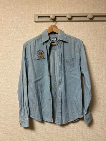 Lee 데님 셔츠 라이트 블루