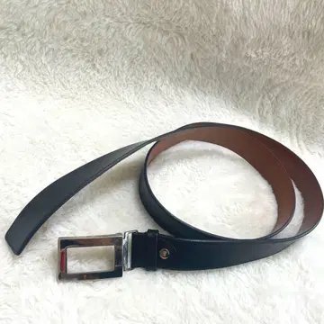 dunhill 던힐 가죽 벨트 블랙 이탈리아제