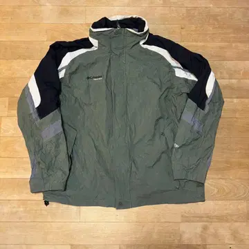 컬럼비아 마운틴 파카 카키 2XL 로고 자수 아웃도어