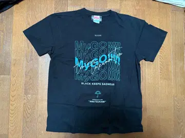 MyGO!!!!! x 게키쿠로 타카마츠 토우 아마츠카미 셔츠 L 사이즈