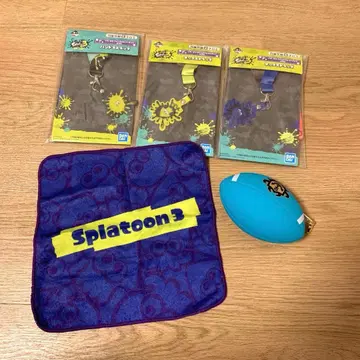 스플래툰 3 제일복권 가치아사리 케이스 손수건 스트랩