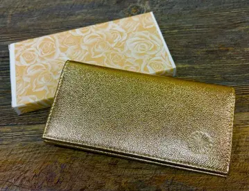 새상품 황거 장지갑 박스 포함 골드