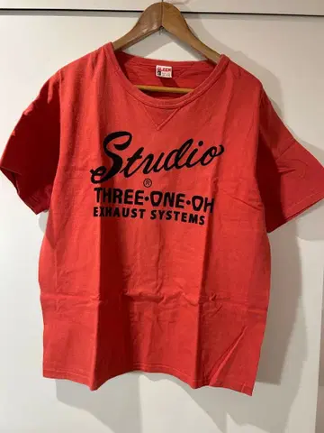 Gleem 오렌지 T셔츠 L사이즈