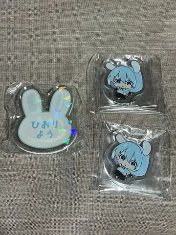 블루 록 미니 아크릴 플레이트 효리 양 이름 아크릴 배지