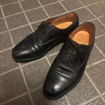 [ SCOTCH GRAIN ] 스코치 그레인 블랙 가죽 신발