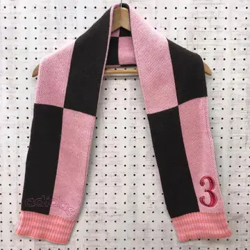 브로켓 브로크코어 구제 의류 잡화 adidas 로고 자수 니트 머플러