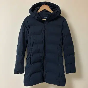 [ 새상품급 ] UNIQLO 유니클로 심리스 다운 숏코트 네이비 M