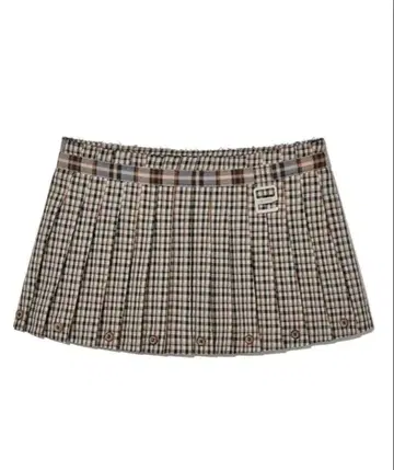 GLOWNY RUSSELL PLAID MINI SKIRT