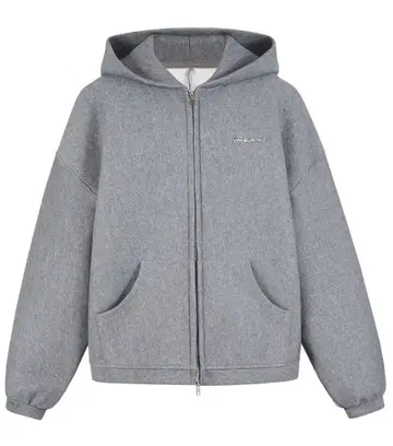 andwang Kirakira zip up (gray)