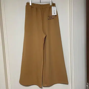 [ 미사용품 ] LrdR 베이지 맨투맨 와이드 팬츠