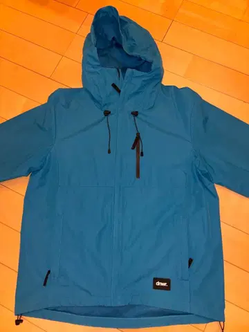 ZARA drwr. 후드 부착 나일론 자켓 파랑