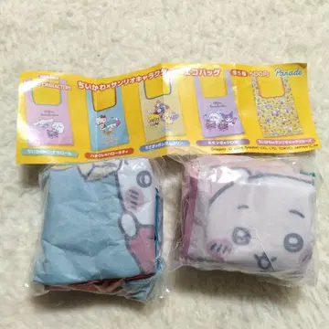 치이카와 x 산리오 캐릭터즈 에코백 2종 세트