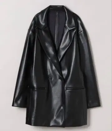 BOXY 테일러드 가죽 자켓 지나시스