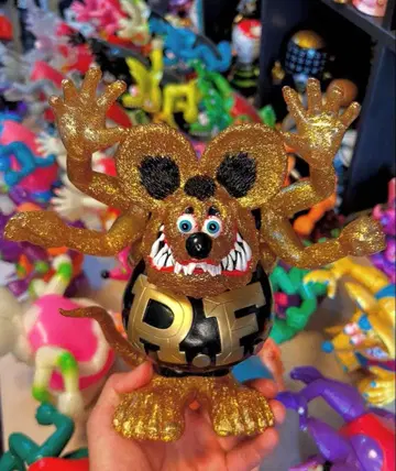 MxMxM 아슈라 라트 핀크 피규어 골드 글리터