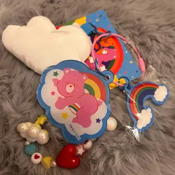 케어베어 위글위글 자라자라 키링