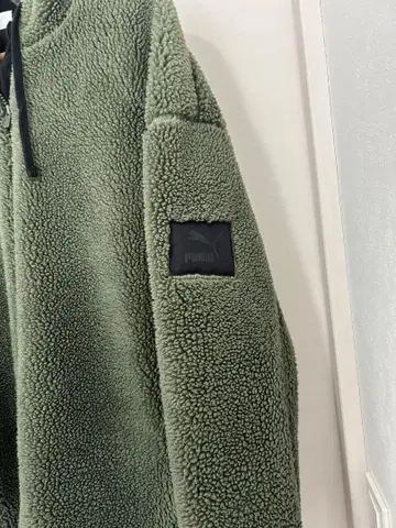 PUMA 플리스 자켓 올리브 그린