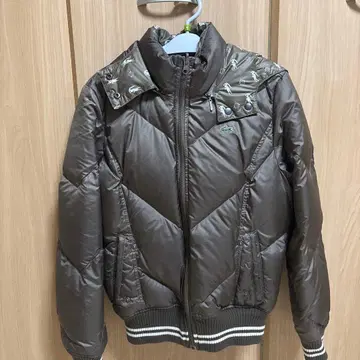 Lacoste 퀼팅 다운 자켓 40 L
