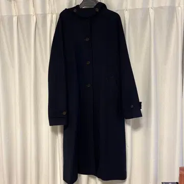 Hands of creation 네이비 롱 코트