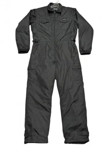 컨디션 최상 EVENRIVER 파이버 다운 작업복 블랙 이븐리버