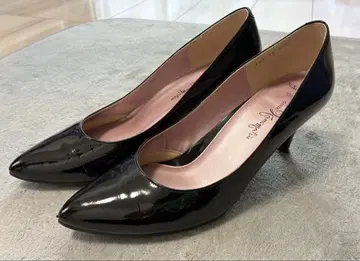 긴자 카네마츠 블랙 펌프스 24.5cm