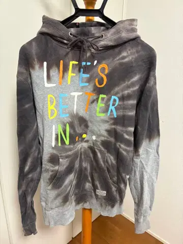 [ 레어 타이 다이 패턴 ] BILLABONG 빌라봉 후드티 M 사이즈