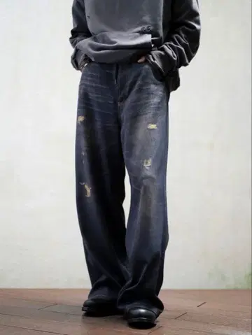 MB ULTIMATE FABRIC 트롱프뢰유 와이드 데님 팬츠