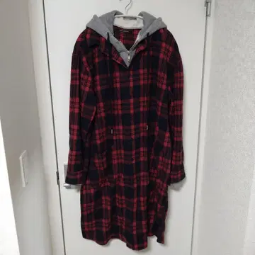 키요하루 MOONAGEDEVILMENT 빨검 체크 후드 셔츠