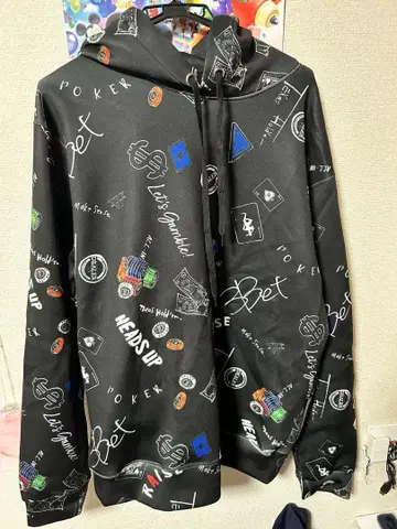 World Wide Yokosawa 그래픽 후드티 L 사이즈