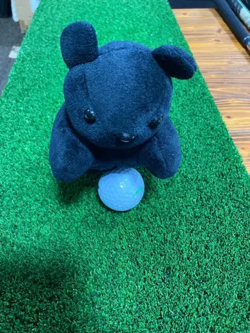 오딧세이 곰 모양 퍼터용 골프헤드커버 블랙