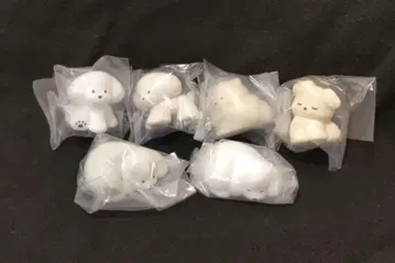 여러 가지 강아지 피규어 테라오카 나츠미 가챠가챠 전 6종 컴플리트