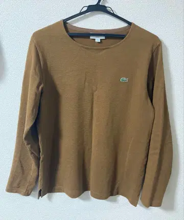 Lacoste 슬림핏 긴팔 티셔츠 M