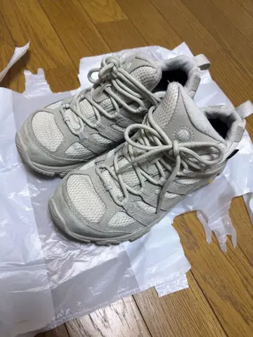 MERRELL 스니커즈 트레킹 슈즈 화이트 모아브 23.5