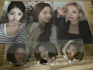 KISS OF LIFE 엽서 캔 배지