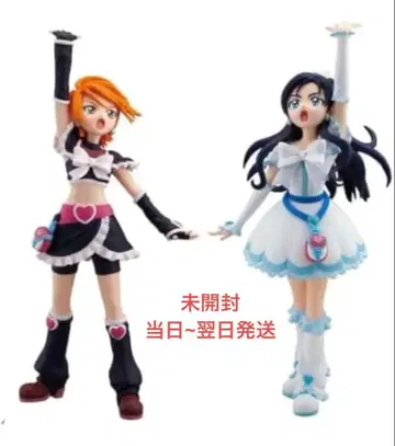 [ 미개봉 ] 빛의 전사 프리큐어 큐어 블랙 큐어 화이트 피규어