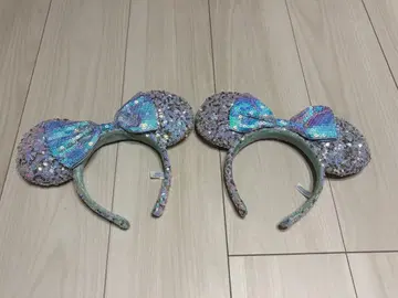 스팽글 머리띠 스카이블루 미니 세트