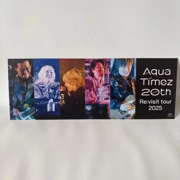 Aqua Timez Re:visit tour 오리지널 픽처 티켓